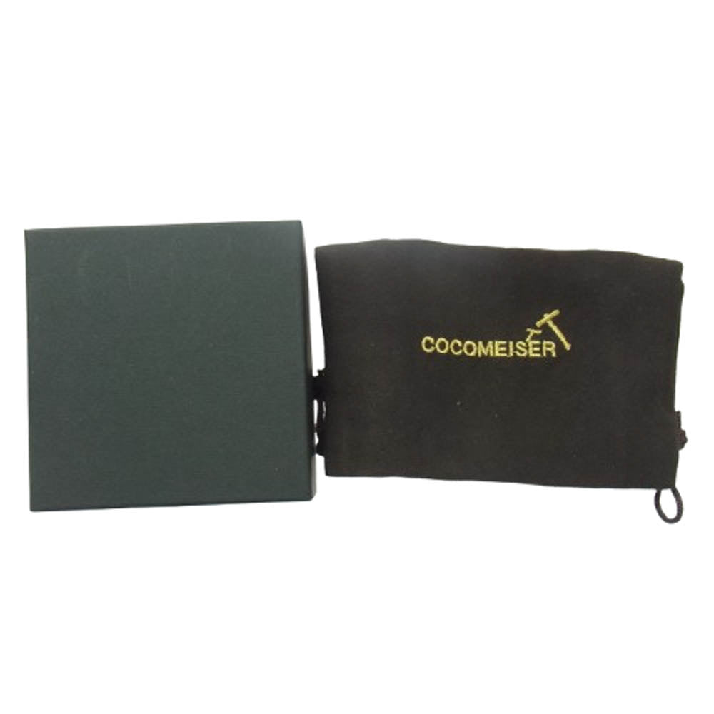 COCOMEISTER ココマイスター コードバン 馬蹄型 コインケース 小銭入れ ブラック系【中古】