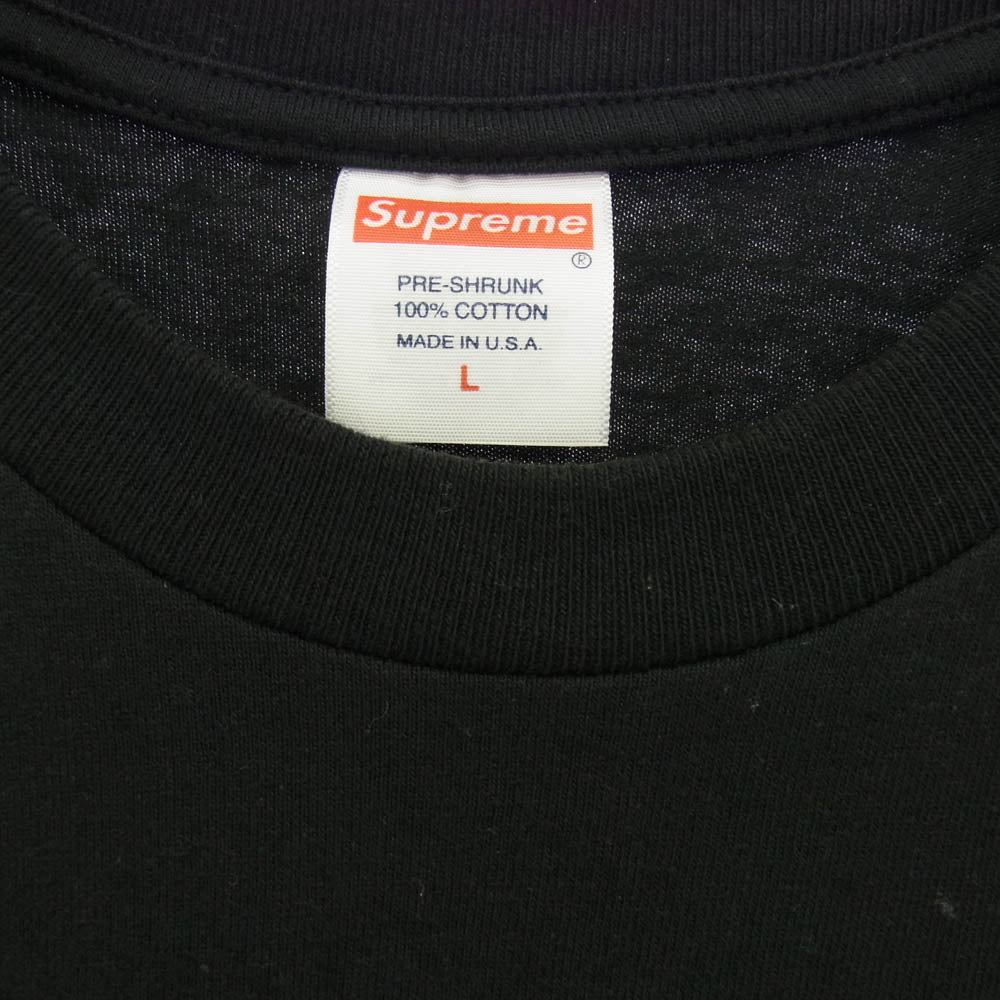 Supreme シュプリーム 24SS Patchwork Tee パッチワーク ロゴ 半袖 Tシャツ L ブラック系 L【中古】