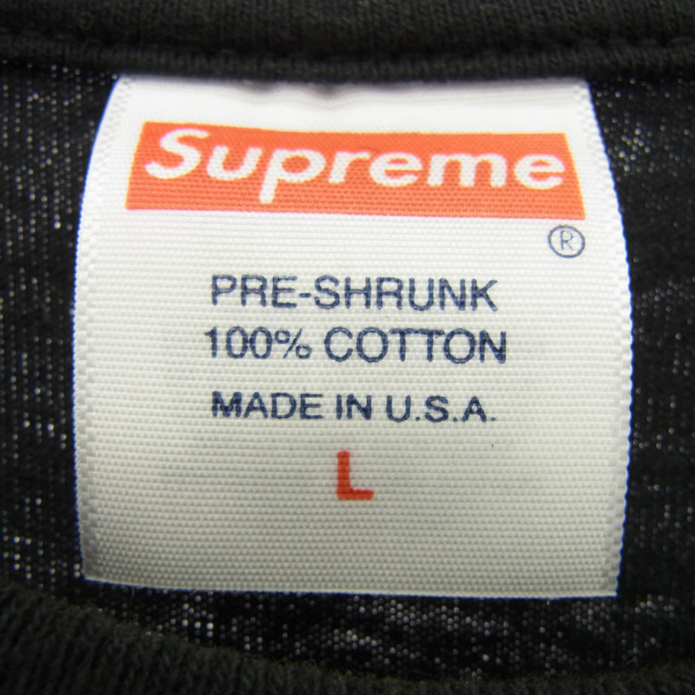 Supreme シュプリーム 24SS Patchwork Tee パッチワーク ロゴ 半袖 Tシャツ L ブラック系 L【中古】