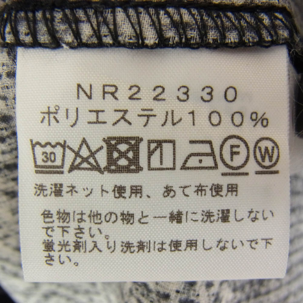 THE NORTH FACE ノースフェイス 23SS NR22330 S/S Aloha Vent Shirt ショートスリーブ アロハ ベント バンダナプリント 半袖 シャツ ブラック系 L【中古】