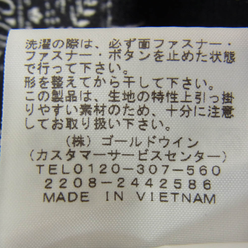 THE NORTH FACE ノースフェイス 23SS NR22330 S/S Aloha Vent Shirt ショートスリーブ アロハ ベント バンダナプリント 半袖 シャツ ブラック系 L【中古】