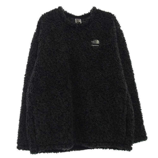 Supreme シュプリーム 23ss NT02307I x THE NORTH FACE High Pile Fleece Pullover ザノースフェイス ハイパイル フリース プルオーバー L ブラック系 グレー系 L【中古】