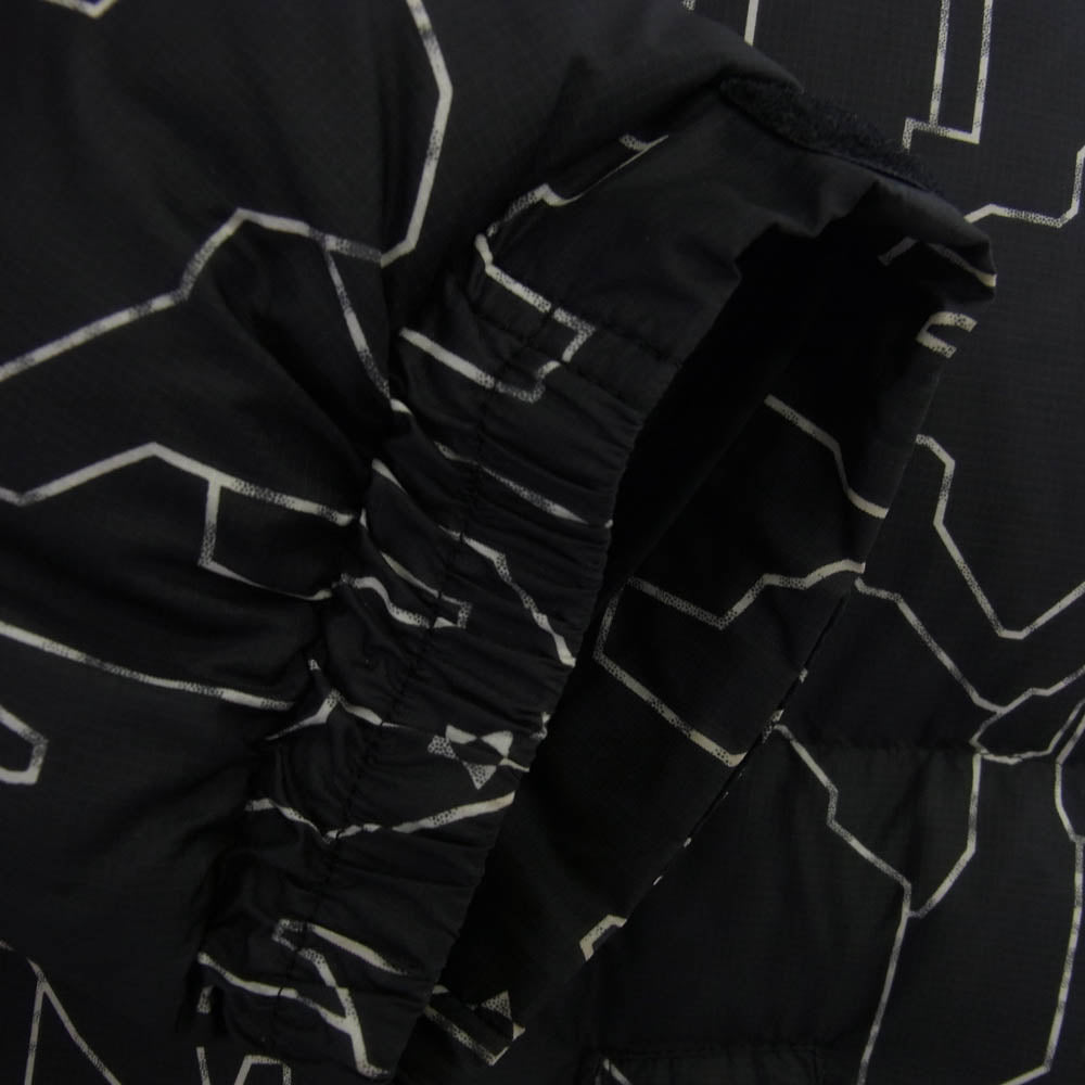 THE NORTH FACE ノースフェイス ND92336 Novelty Nuptse DOWN JACKET ノベルティー ヌプシ総柄プリント ダウンジャケット ブラック系 L【中古】