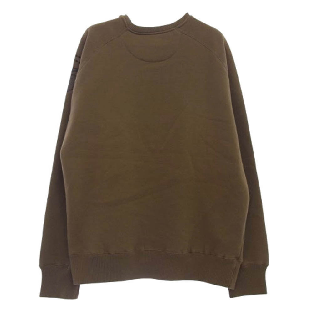 GOODENOUGH グッドイナフ UKG グラムg プリント クルーネック スウェット ブラウン系 L【中古】
