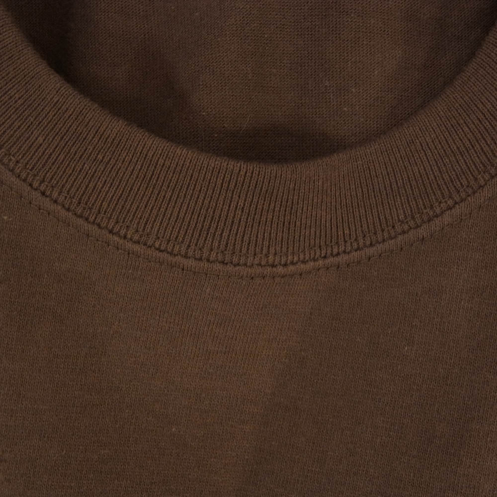 GOODENOUGH グッドイナフ GOODE logo long sleeve cut and sew ロングスリーブカットソー 袖グラムg タグ 長袖 Tシャツ ロンT ブラウン系 M【美品】【中古】