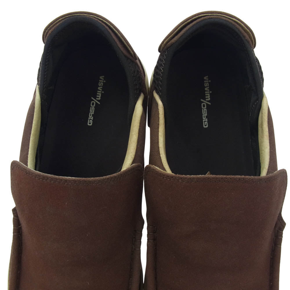 VISVIM ビズビム × G1950 twonbly トゥンブリー ローファー シューズ スニーカー キーホルダー 付 ブラウン系 US 11【中古】