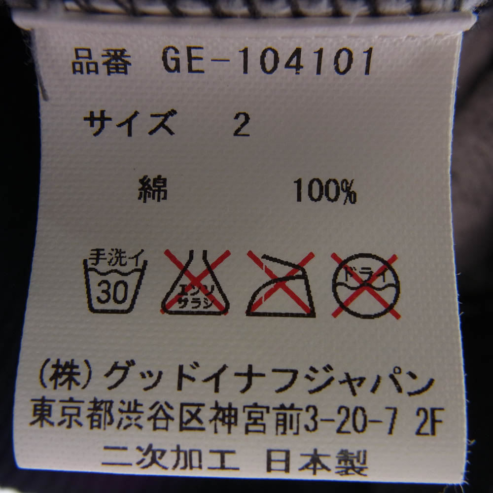 GOODENOUGH グッドイナフ GE-104101 classic logo sweat stadium jacket クラッシックロゴ 刺繍 スウェット スタジャン ネイビー系 グレー系 2【中古】