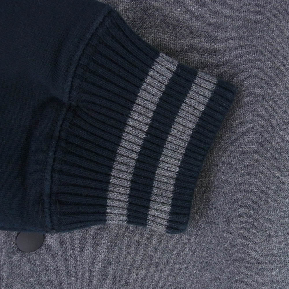 GOODENOUGH グッドイナフ GE-104101 classic logo sweat stadium jacket クラッシックロゴ 刺繍 スウェット スタジャン ネイビー系 グレー系 2【中古】