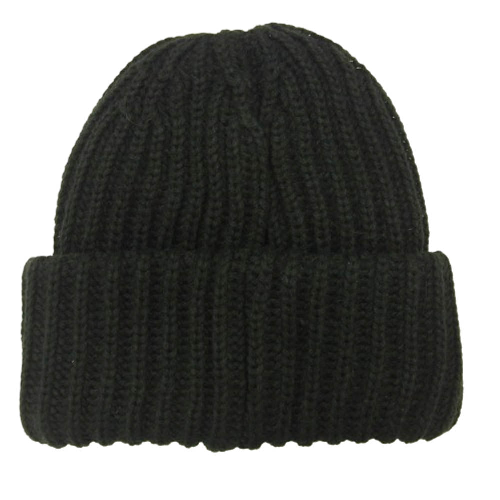 Supreme シュプリーム 23AW Classic Logo Chunky Ribbed Beanie クラシックロゴ ビーニー ニットキャップ ブラック系【新古品】【未使用】【中古】