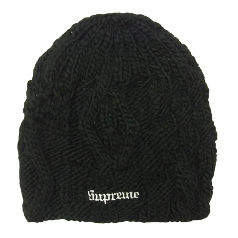 Supreme シュプリーム 25SS Block Knit Beanie ブロックロゴ ビーニー ニットキャップ ブラック系【新古品】【未使用】【中古】