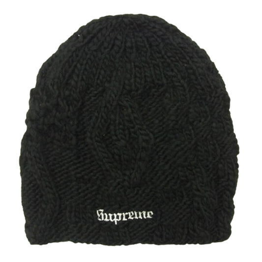 Supreme シュプリーム 25SS Block Knit Beanie ブロックロゴ ビーニー ニットキャップ ブラック系【新古品】【未使用】【中古】
