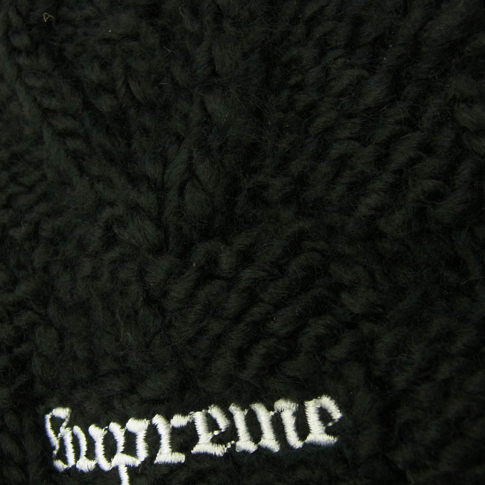 Supreme シュプリーム 25SS Block Knit Beanie ブロックロゴ ビーニー ニットキャップ ブラック系【新古品】【未使用】【中古】