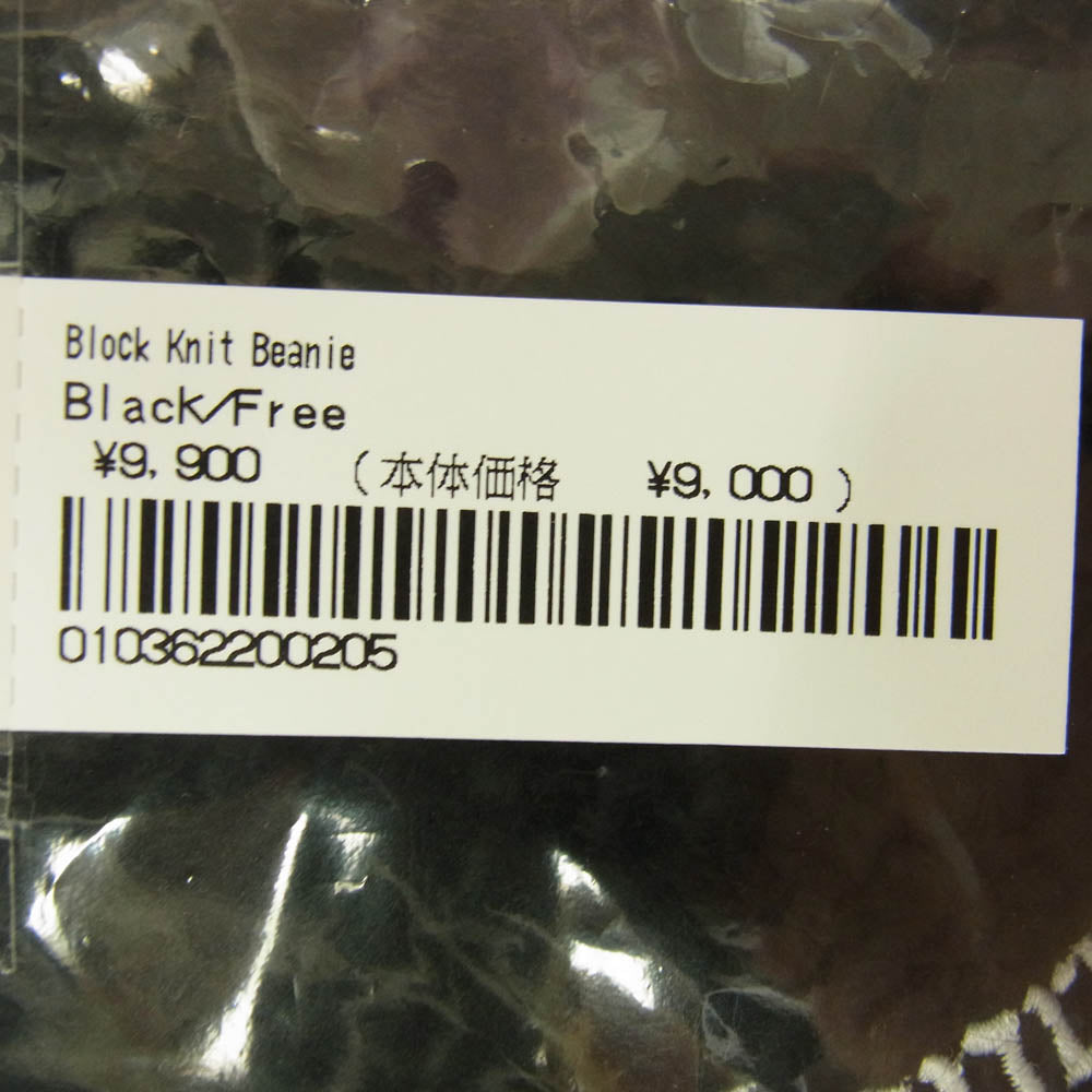 Supreme シュプリーム 25SS Block Knit Beanie ブロックロゴ ビーニー ニットキャップ ブラック系【新古品】【未使用】【中古】
