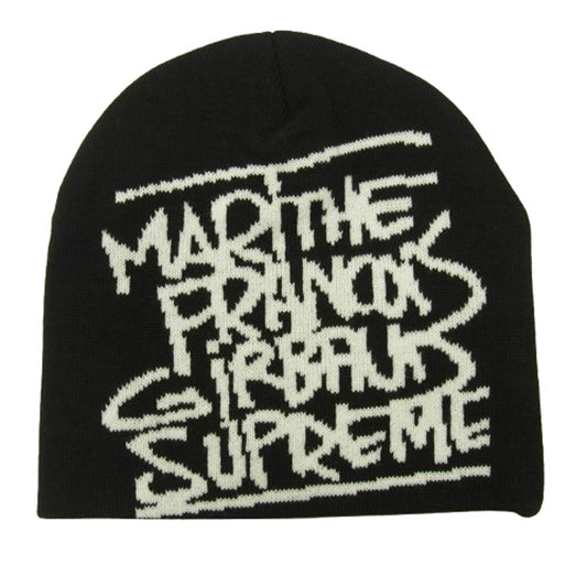 Supreme シュプリーム 25SS × Marith + Franois Girbaud Beanie マリテ + フランソワ ジルボー Beanie ロゴデザイン ビニー ブラック系【新古品】【未使用】【中古】