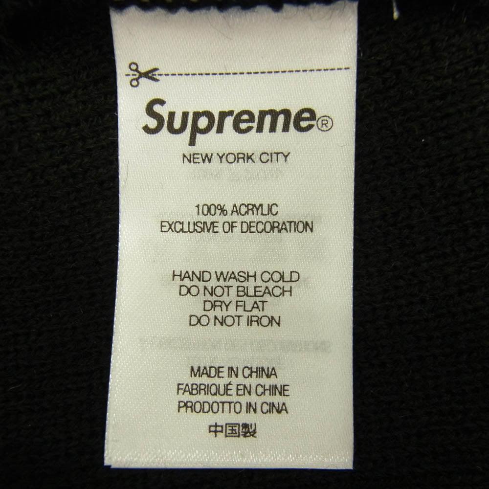 Supreme シュプリーム 25SS × Marith + Franois Girbaud Beanie マリテ + フランソワ ジルボー Beanie ロゴデザイン ビニー ブラック系【新古品】【未使用】【中古】