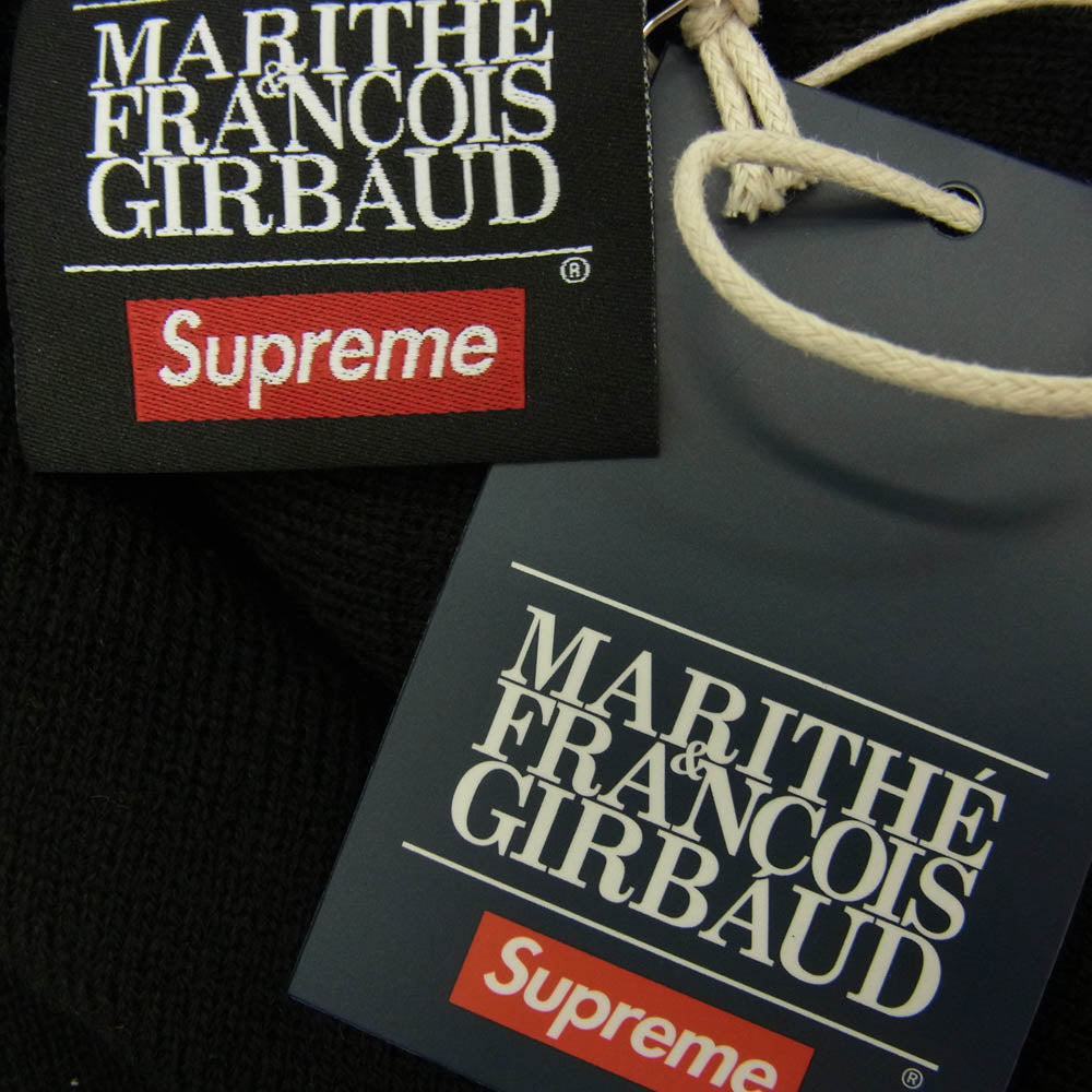 Supreme シュプリーム 25SS × Marith + Franois Girbaud Beanie マリテ + フランソワ ジルボー Beanie ロゴデザイン ビニー ブラック系【新古品】【未使用】【中古】
