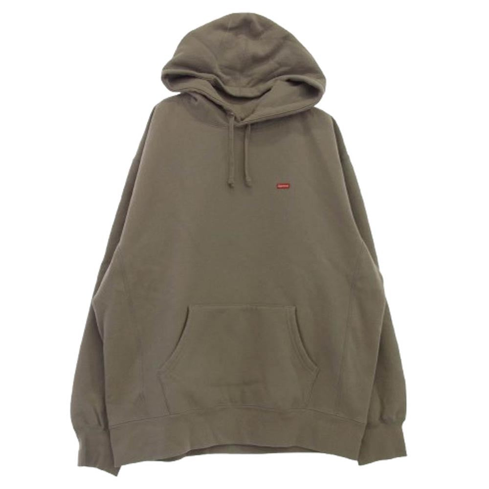 Supreme シュプリーム 22AW Small Box Hooded Sweatshirt スモール ロゴ ボックスロゴ スウェット パーカー ライトブラウン系 L【新古品】【未使用】【中古】