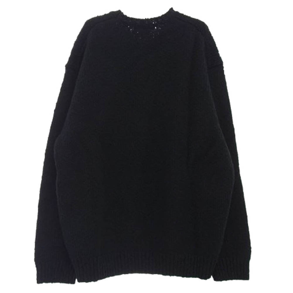 Supreme シュプリーム 24SS Boucle Small Box Sweater ブークレ スモールボックスロゴ セーター ブラック系 L【極上美品】【中古】