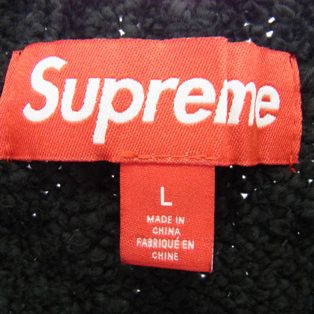 Supreme シュプリーム 24SS Boucle Small Box Sweater ブークレ スモールボックスロゴ セーター ブラック系 L【極上美品】【中古】