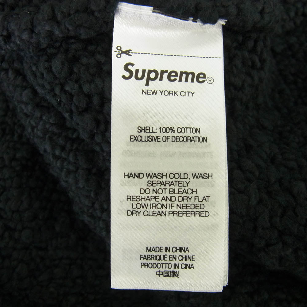 Supreme シュプリーム 24SS Boucle Small Box Sweater ブークレ スモールボックスロゴ セーター ブラック系 L【極上美品】【中古】