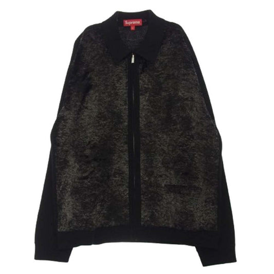 Supreme シュプリーム 22AW Faux Fur Zip Up Cardigan フェイク ファー ジップアップ カーディガン ブラック系 L【新古品】【未使用】【中古】