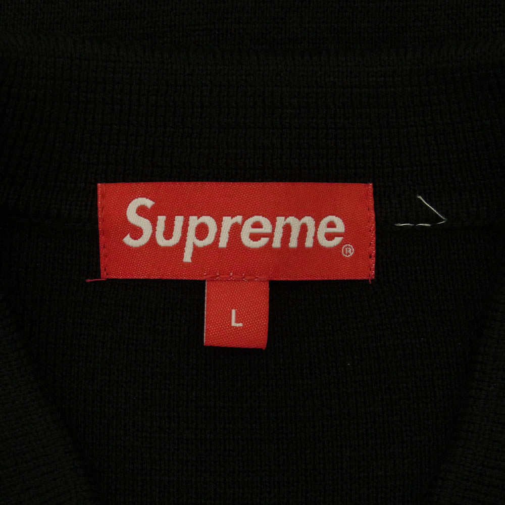 Supreme シュプリーム 22AW Faux Fur Zip Up Cardigan フェイク ファー ジップアップ カーディガン ブラック系 L【新古品】【未使用】【中古】
