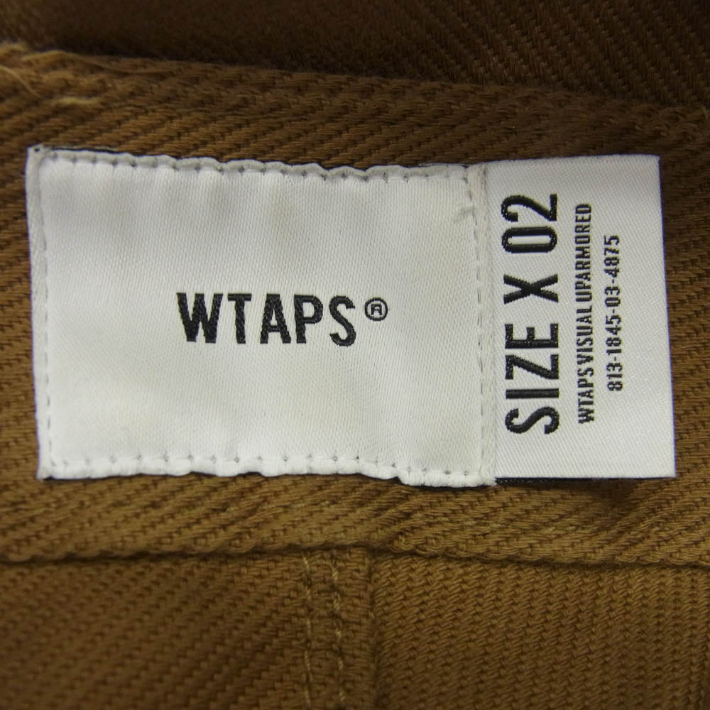 WTAPS ダブルタップス 22SS 221BRDT-PTM04 UNION TROUSERS COTTON TWILL ユニオン トラウザーズ コットン ツイル パンツ 02【中古】