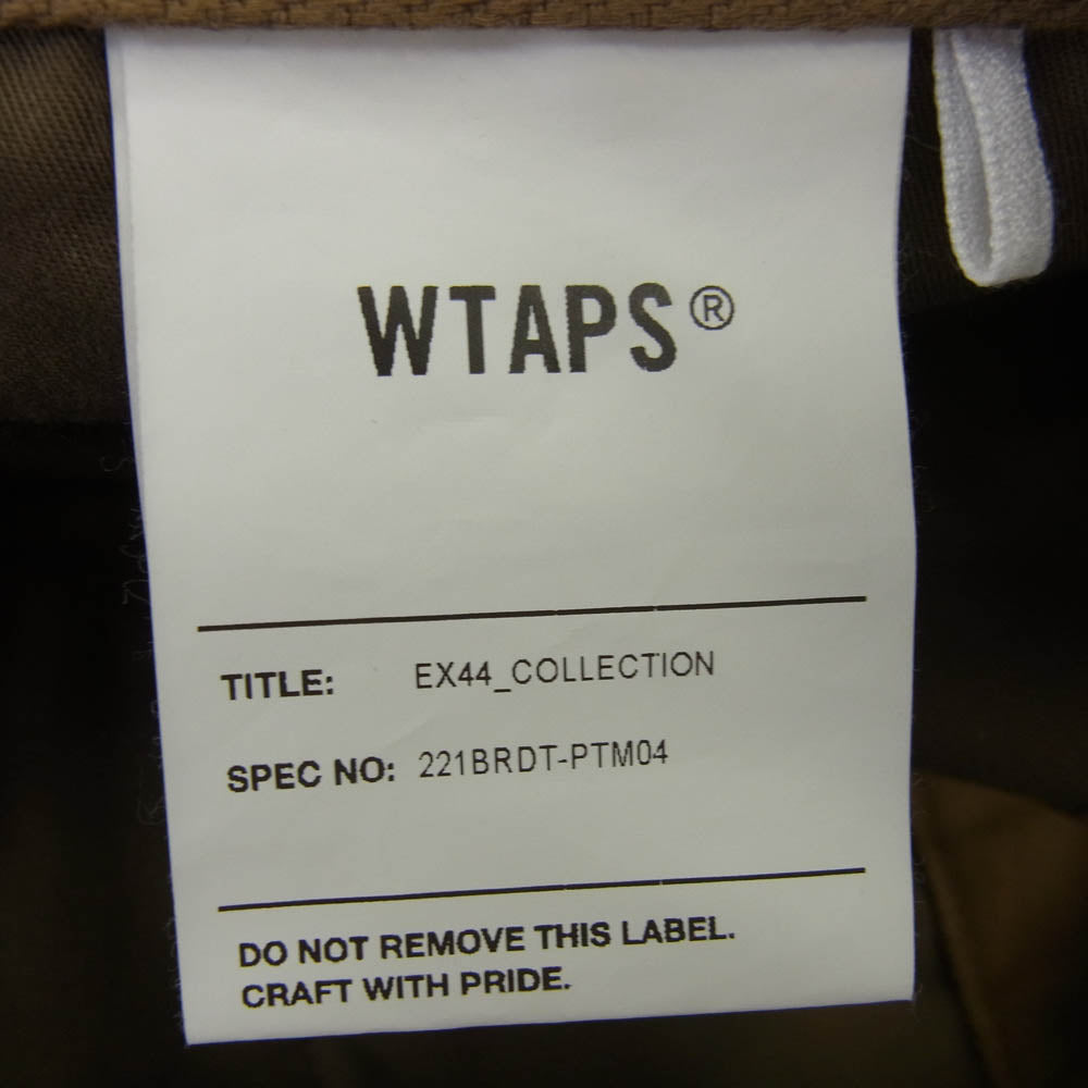 WTAPS ダブルタップス 22SS 221BRDT-PTM04 UNION TROUSERS COTTON TWILL ユニオン トラウザーズ コットン ツイル パンツ 02【中古】