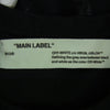 OFF-WHITE オフホワイト OMSB001F17620030 イーストランドタグ DIAG GALAXY BRUSHED L/S TEE ギャラクシーペイント ダイアゴナル 長袖 Tシャツ ロンT ブラック系 L【中古】