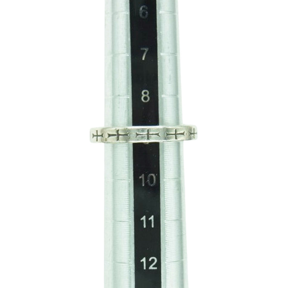 CHROME HEARTS クロムハーツ（原本無） SPACER FUCKYOU 3mm スペーサー ファックユー リング シルバー系 9号【中古】