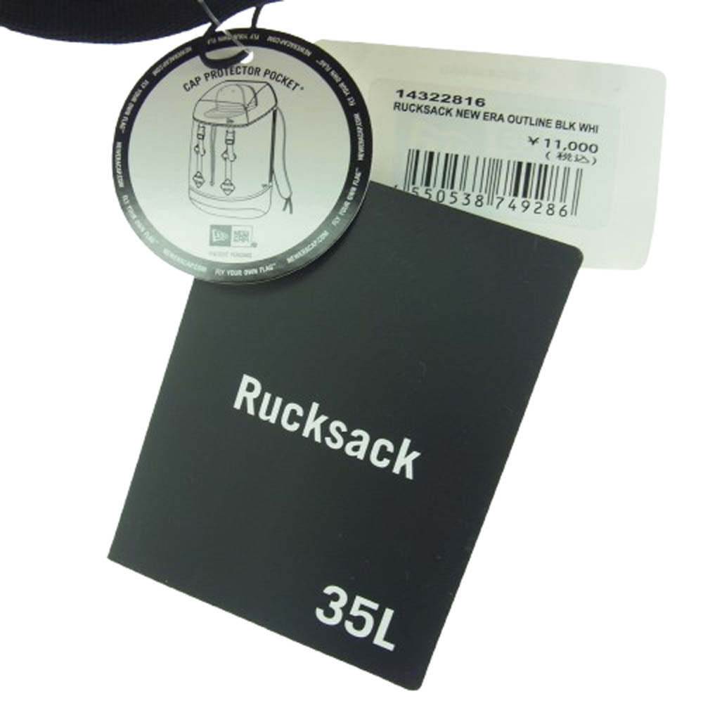 NEW ERA ニューエラ RUCKSACK 35L リュックサック バックパック バッグ ブラック系【新古品】【未使用】【中古】