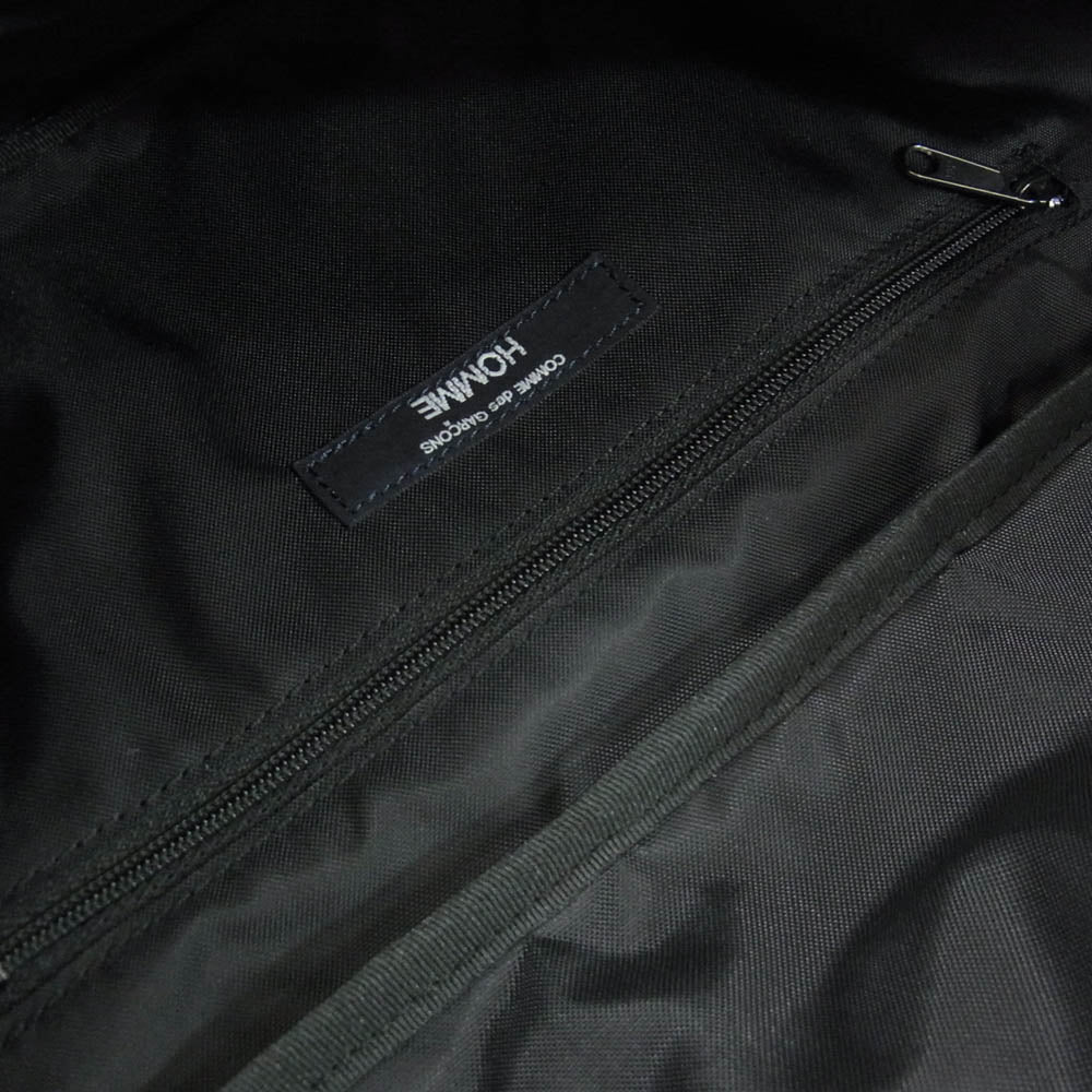 COMME des GARCONS HOMME コムデギャルソンオム HP-K291-051-1-1 WAIST BAG ロゴ刺繍 ウエスト バッグ ポーチ ブラック系【新古品】【未使用】【中古】