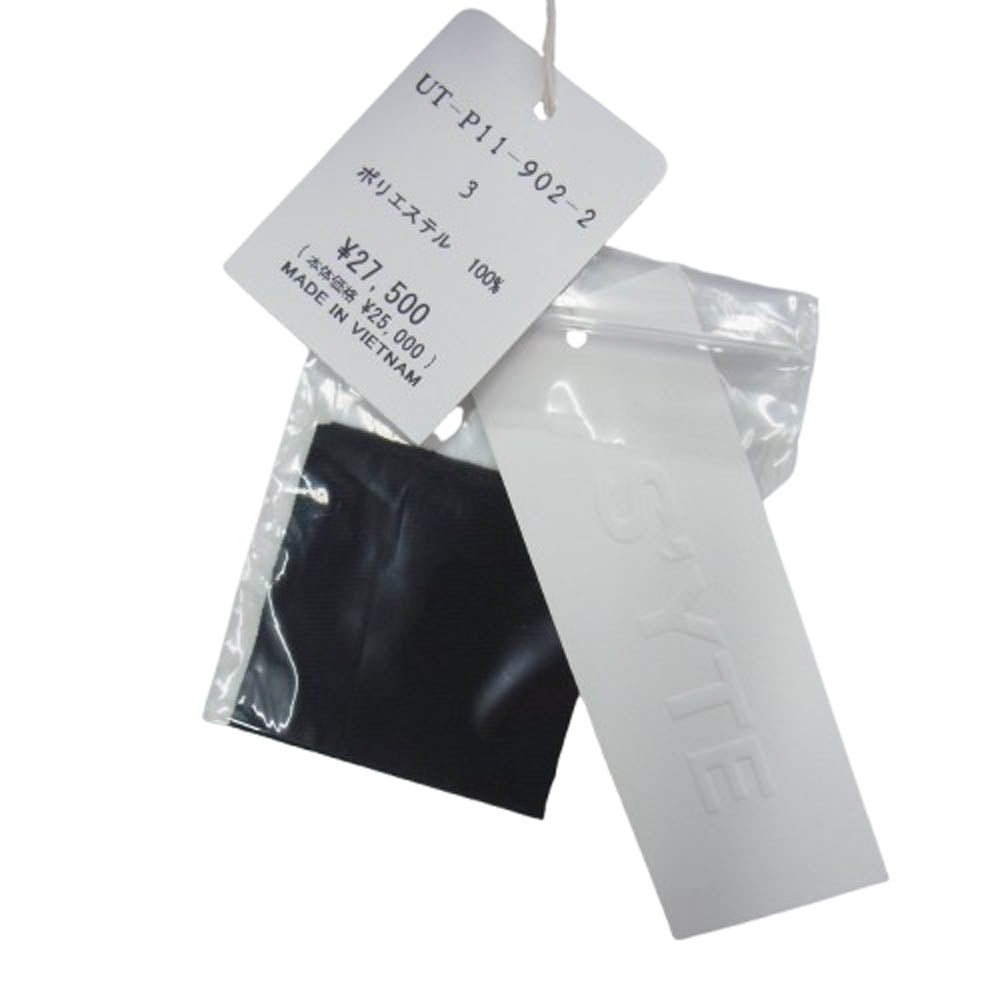 Yohji Yamamoto ヨウジヤマモト UT-P11-902 S'YTE サイト PE/SMOOTH JERSEY CULOTTE PANTS スムース ジャージ― キュロット パンツ ブラック系 3【極上美品】【中古】