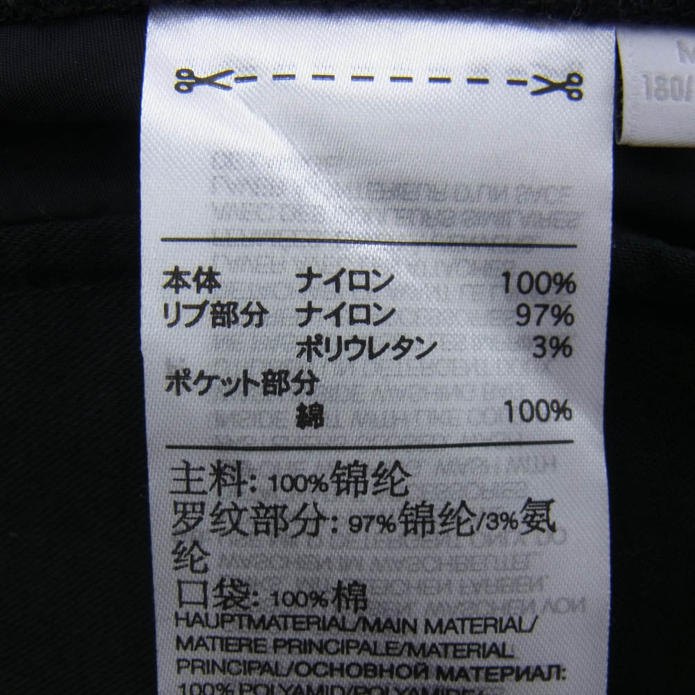 Y-3 Yohji Yamamoto ワイスリー ヨウジヤマモト IN8757 CRK NYL CUF PNT ベルト付き クリンクル ナイロン パンツ ブラック系 M【中古】
