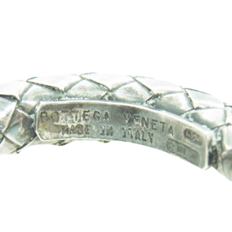 【未使用品】BOTTEGA VENETA イントレチャートシルバーネックレス 中古】BOTTEGA VENETA イントレチャートネックレス シルバー 925刻印