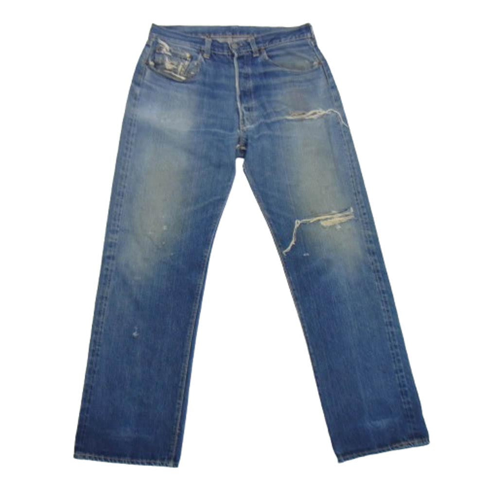 Levi's リーバイス ヴィンテージ オリジナル 60s 501XX トップボタン裏刻印S センターオフセット デニム パンツ インディゴブルー系【中古】