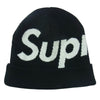 Supreme シュプリーム 17AW BIG LOGO Beanie ビッグロゴ ビーニー ニットキャップ ニット帽 ブラック系【中古】
