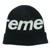 Supreme シュプリーム 17AW BIG LOGO Beanie ビッグロゴ ビーニー ニットキャップ ニット帽 ブラック系【中古】
