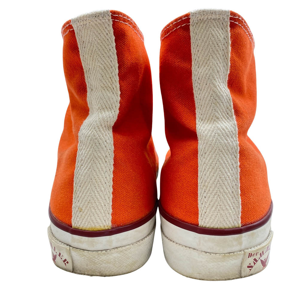 ザムラー ARMY GYM SHOES HI アーミー ジム シューズ ハイカット スニーカー オレンジ系 24.5cm【中古】