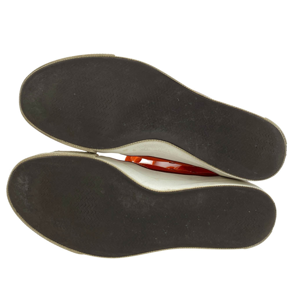 ザムラー ARMY GYM SHOES HI アーミー ジム シューズ ハイカット スニーカー オレンジ系 24.5cm【中古】