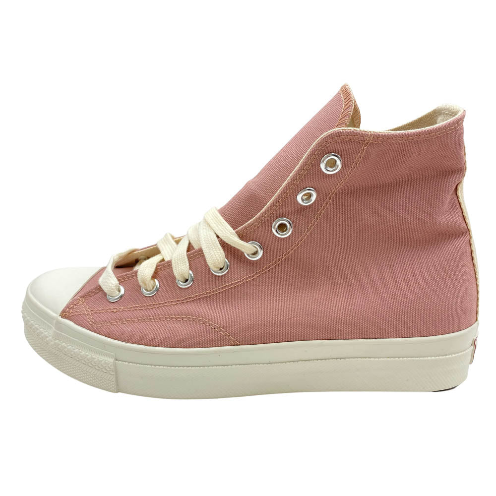 ワクワ G18 ANATOMICA アナトミカ キャンバス ハイカット スニーカー ピンク系 24.5cm【中古】