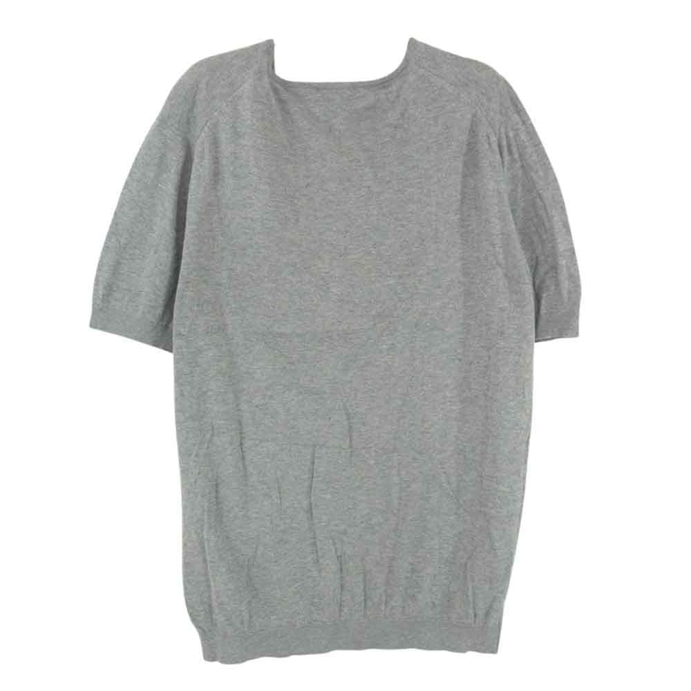 JOHN SMEDLEY ジョンスメドレー シーアイランドコットン 30ゲージVネックニットT シャツ グレー系 M【中古】