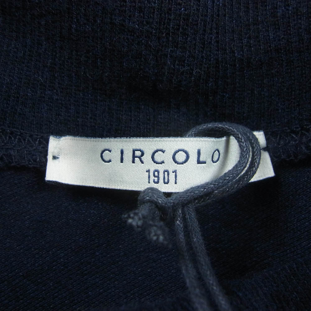 CIRCOLO1901 チルコロ1901 CN2862 メンズ タートルネック ニット セーター ネイビー ネイビー系 L【極上美品】【中古】