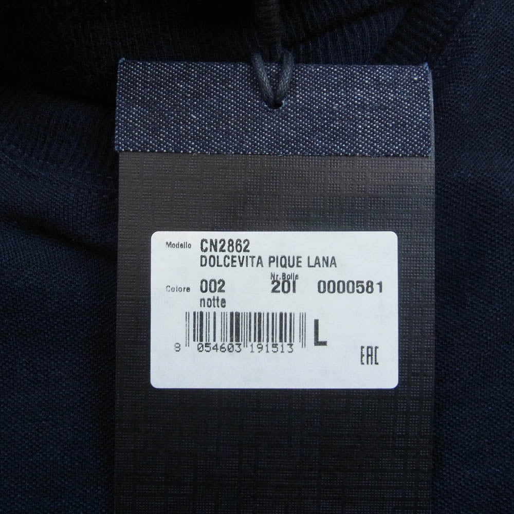 CIRCOLO1901 チルコロ1901 CN2862 メンズ タートルネック ニット セーター ネイビー ネイビー系 L【極上美品】【中古】