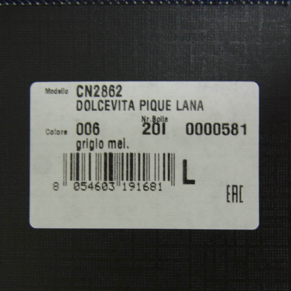 CIRCOLO1901 チルコロ1901 CN2862 メンズ タートルネック ニット セーター グレー系 L【極上美品】【中古】