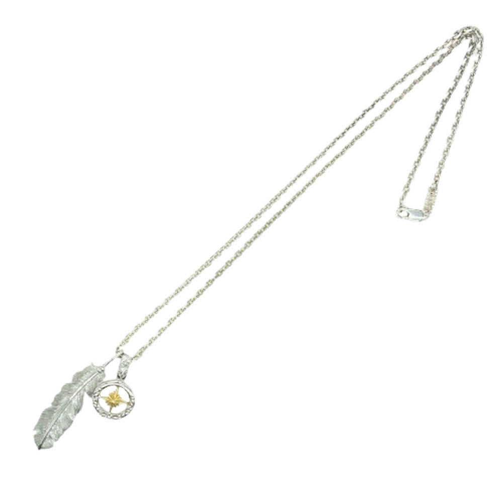 SAAD サード フェザー 太陽神 シルバー925 ネックレス シルバー系【中古】
