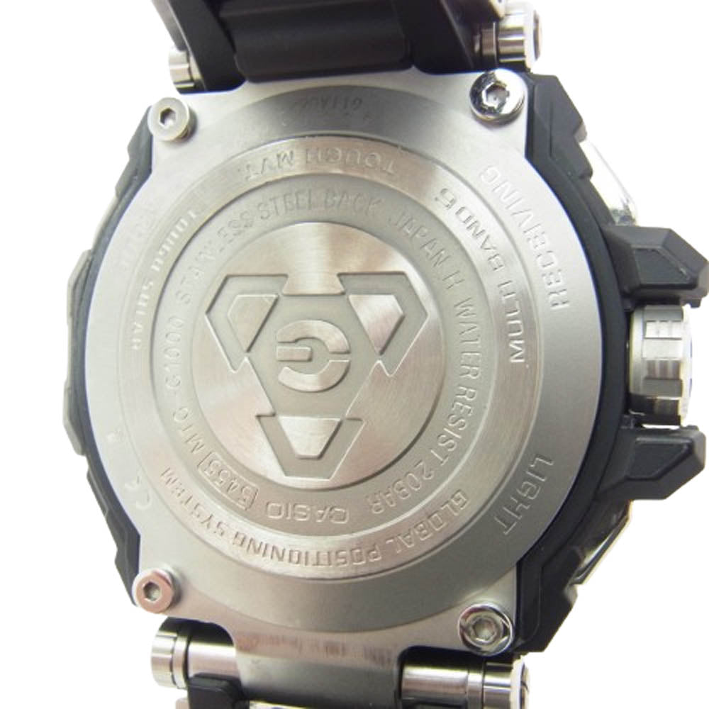 G-SHOCK ジーショック MTG-G1000D-1AJF MT-G SS GPS 電波ソーラー 腕時計 シルバー系【中古】