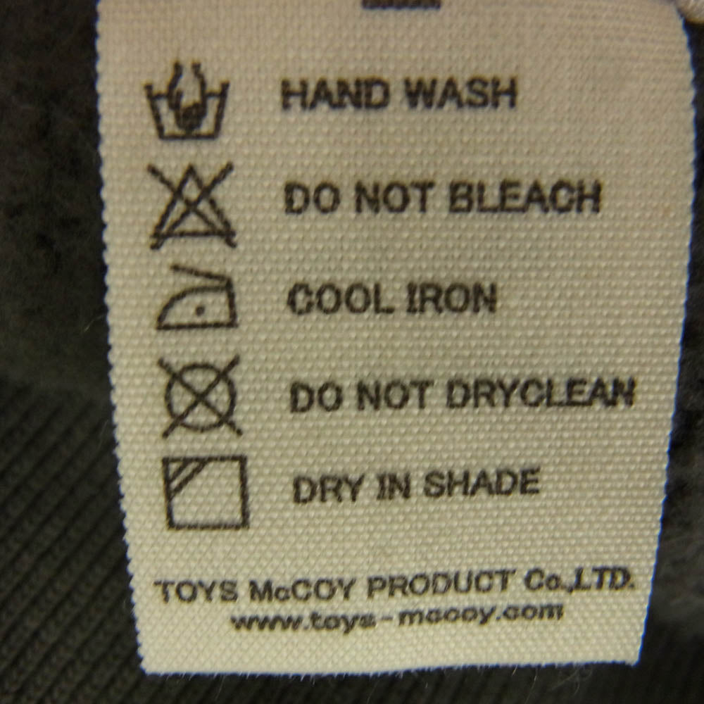 TOY'S McCOY トイズマッコイ TMC2448 FELIX THE CAT フィリックス ザ キャット MILITARY SWEAT SHIRT 8 BALL ミリタリー スウェット シャツ トレーナー グレー系 XL【極上美品】【中古】