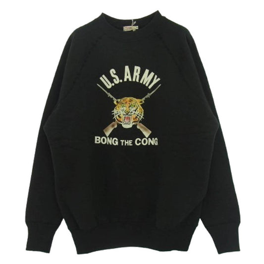 WAREHOUSE ウエアハウス LOT.409 BONG THE CONG スウェット トレーナー ブラック系 44【新古品】【未使用】【中古】