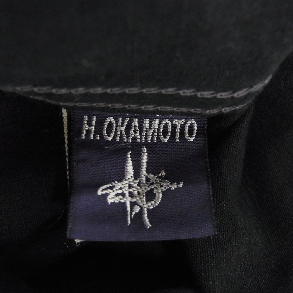 TOY'S McCOY トイズマッコイ TMS2301 SIDE WINDER サイド ワインダー COTTON コットン POPLIN ポプリン SHIRT 85TH BOMS.SQ. 長袖 シャツ ブラック系 17【新古品】【未使用】【中古】